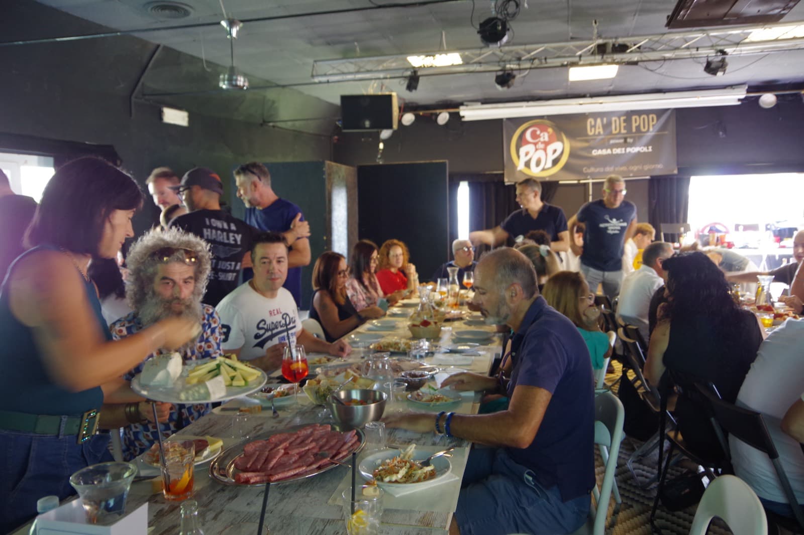 Pranzo per Daniele: eravamo in quasi 70!